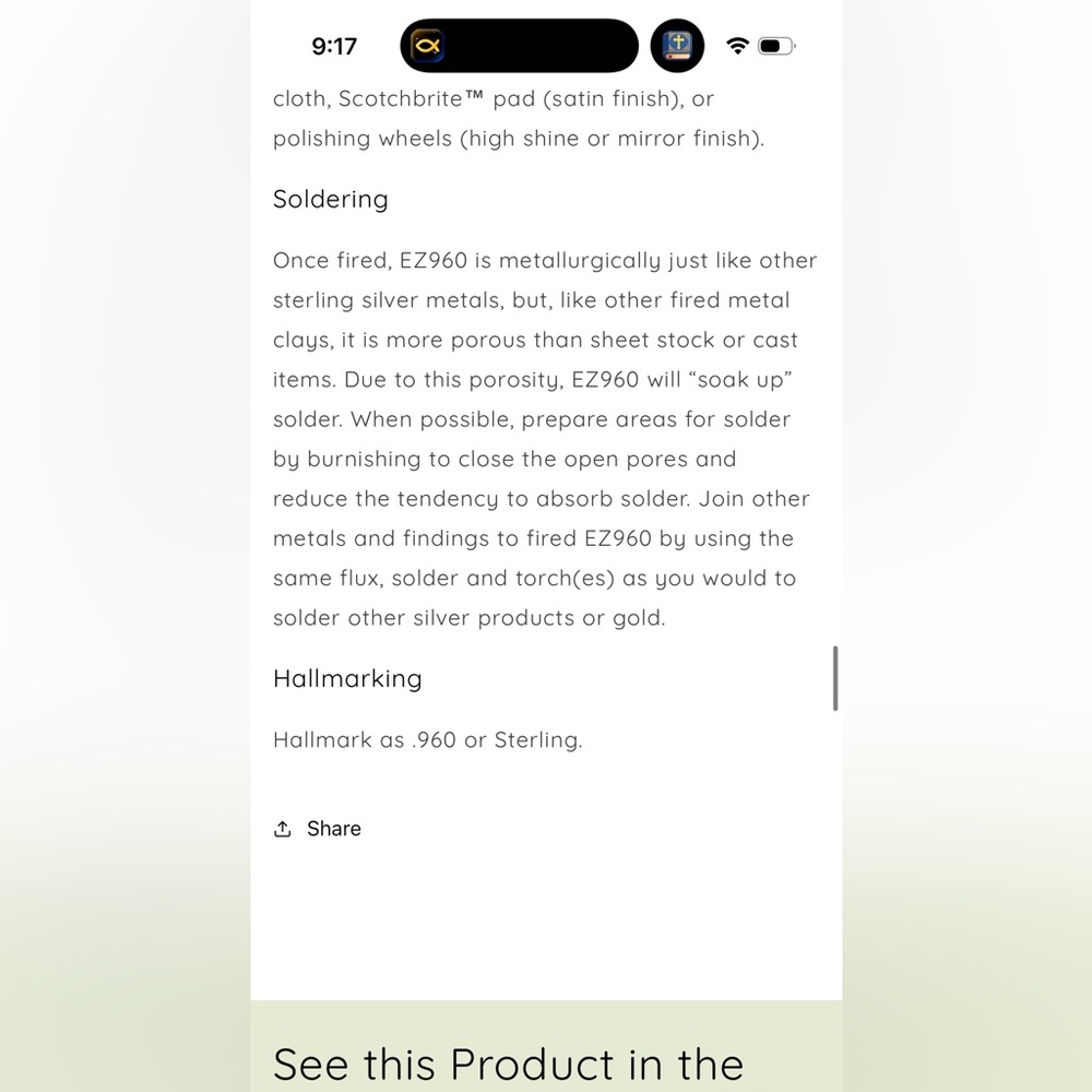 EZ960 Sterling Silver Clay - Picture 3 of 11